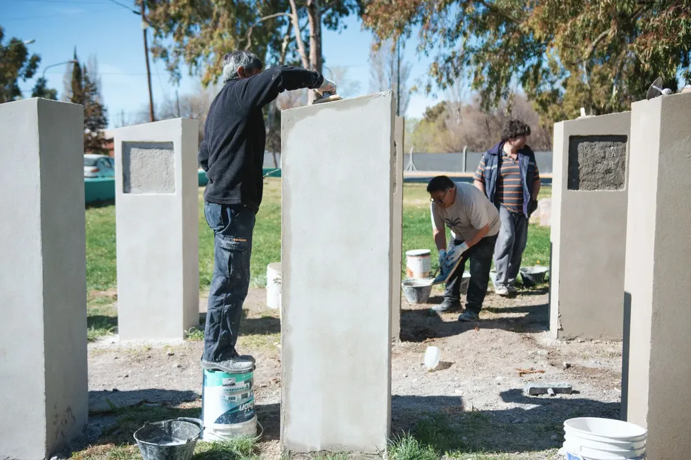 Obras Públicas Municipal avanza con los trabajos del “Paseo Manos del Alma”