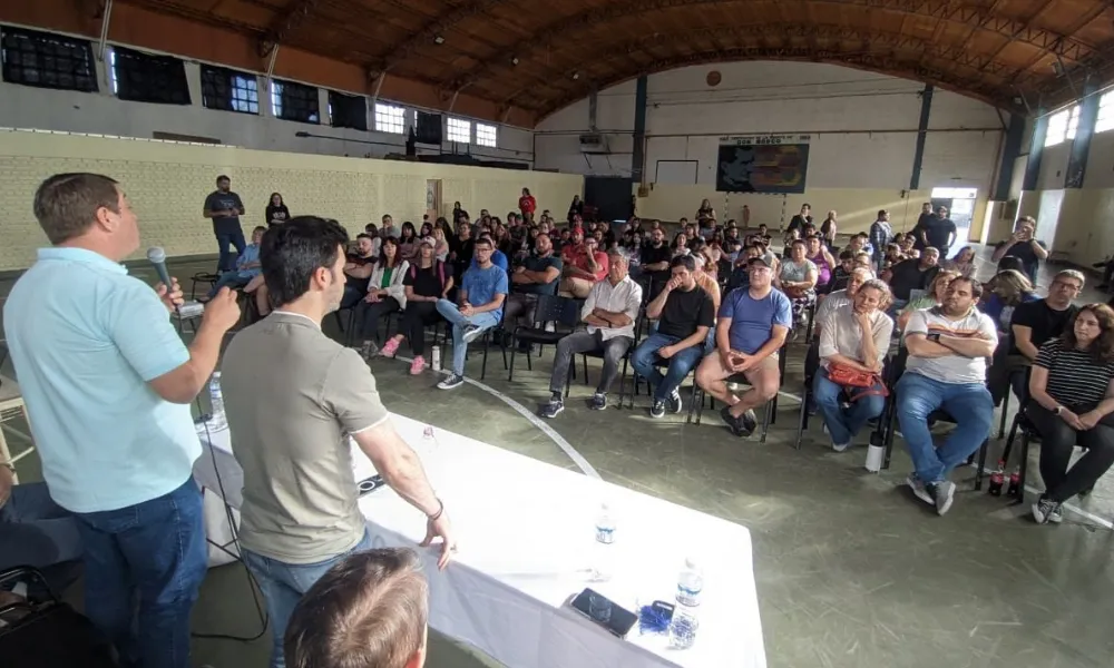 Obras de gas en Rawson