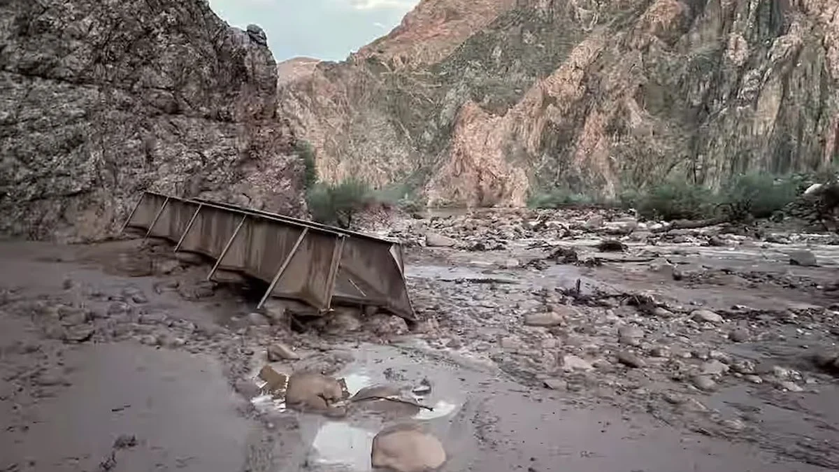 Inundaciones en el Gran Cañón. Foto EFE/El Espectador