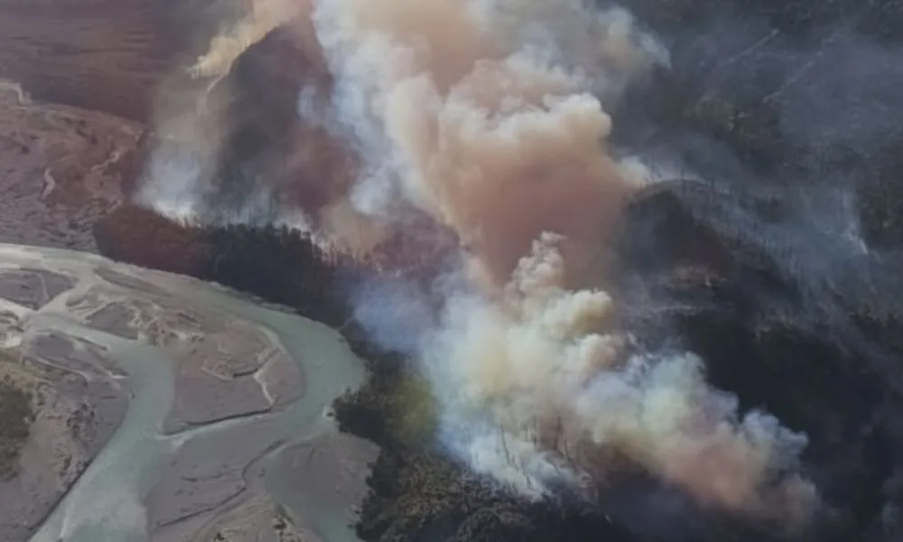 Incendio en El Turbio