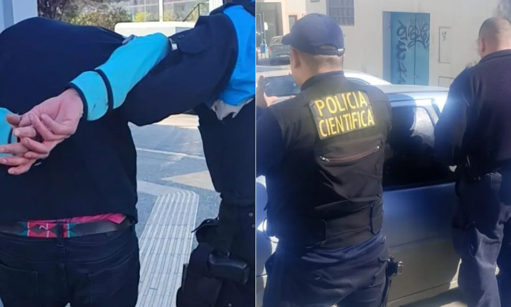 Robó objetos de un vehículo y se escondió en una escuela