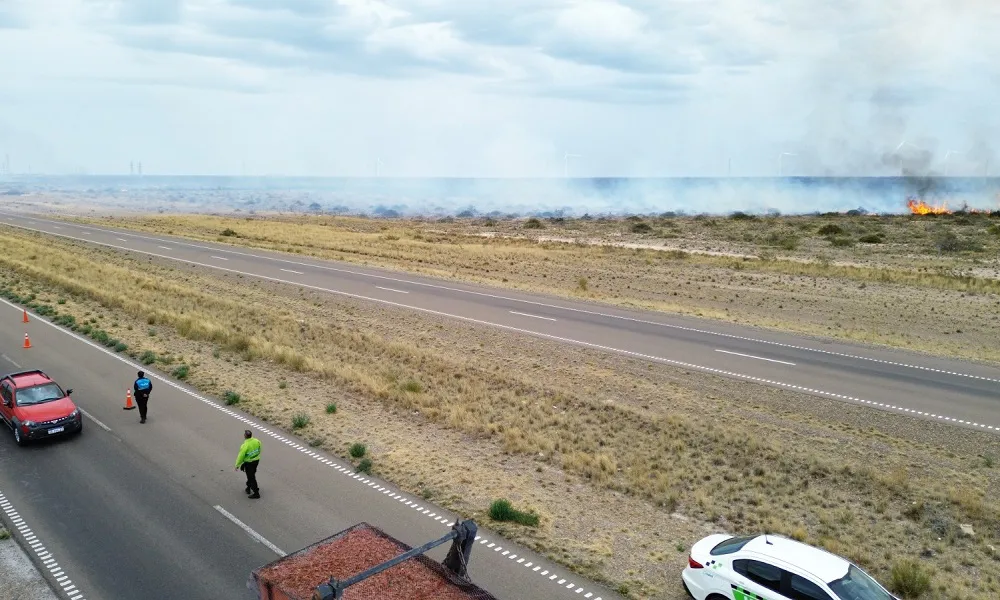 Incendio en Ruta 3