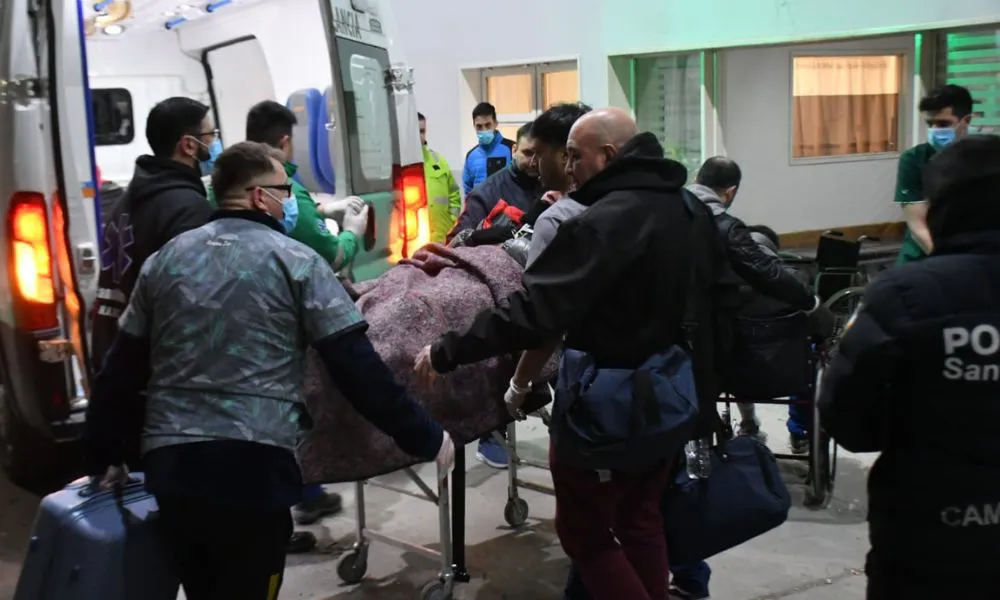 Rescate 9 ccidente fatal en la ruta 3 Foto JOSÉ SILVA LA OPINIÓN AUSTRAL