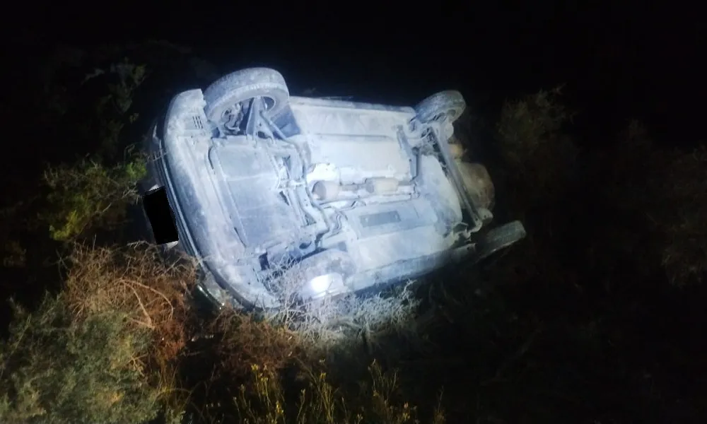 Vuelco en Ruta 3
