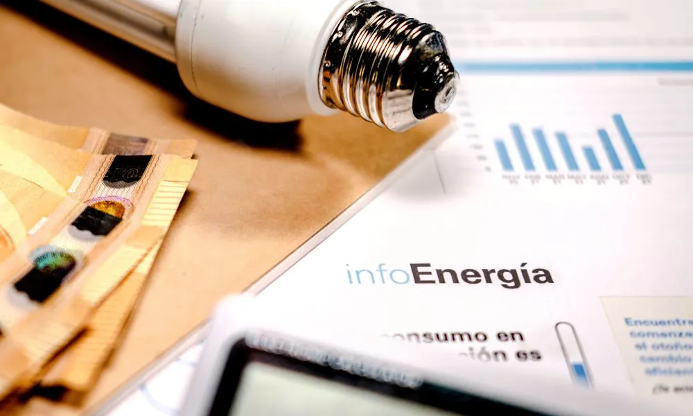 Boleta Factura energía luz ilustrativa Freepik
