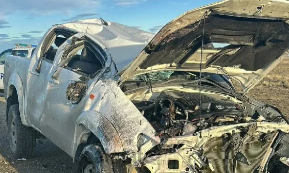 Accidente en la ruta 40 foto Ahora Calafate