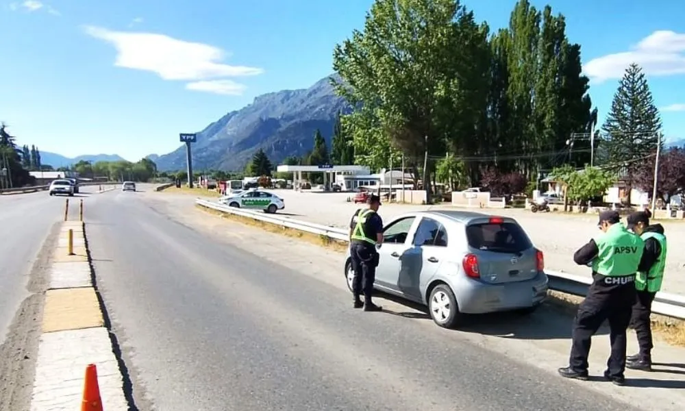 Controles viales en Chubut