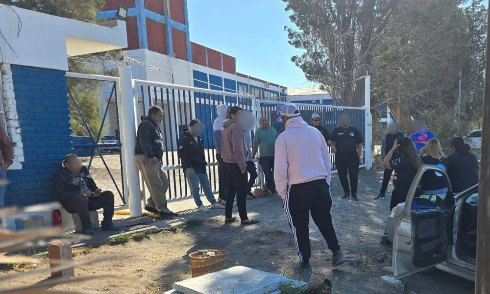 Trabajadores de Harinas Patagónicas foto de archivo La Única FM