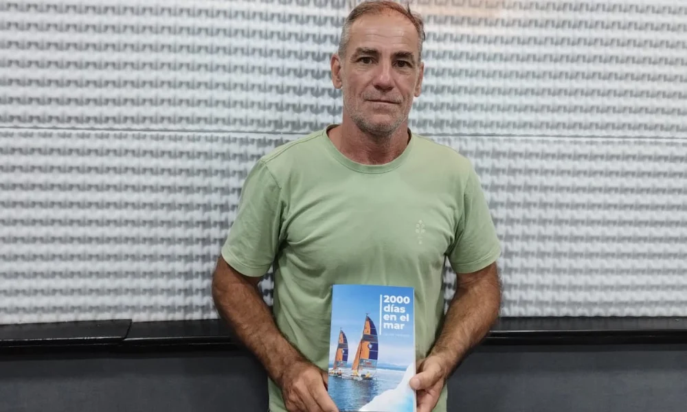 Felipe Tommasi presentó en Madryn 2000 días en el mar