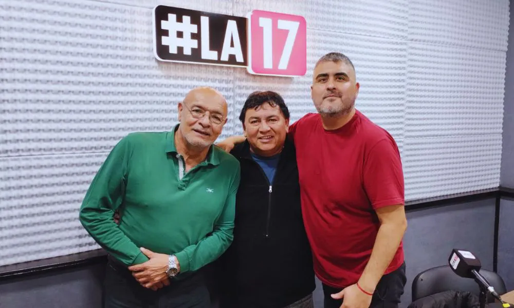 Jorge Huaiquilaf en los estudios de LA17