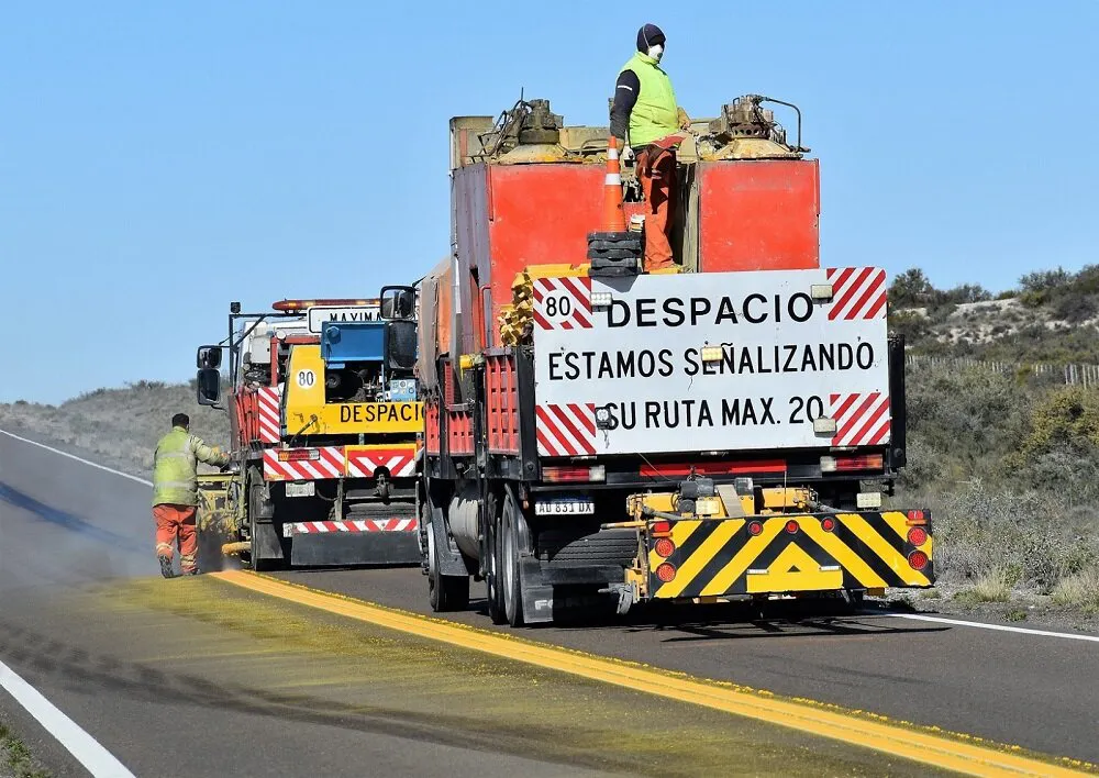 Vialidad Nacional trabaja en ruta 3