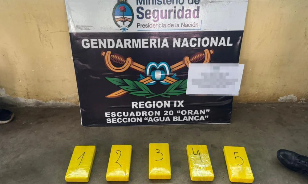 allaron más de cinco kilos de cocaína en Salta
