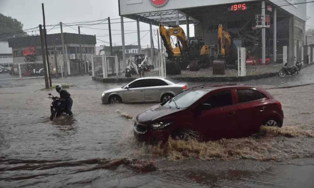 Temporal de lluvia en Córdoba