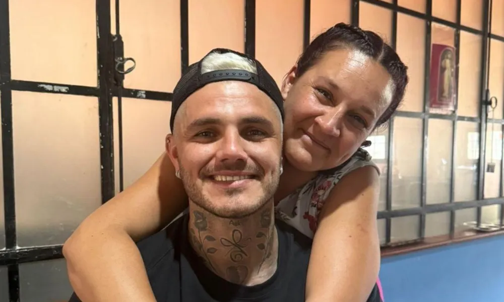 Aldana Icardi junto a su hermano Mauro