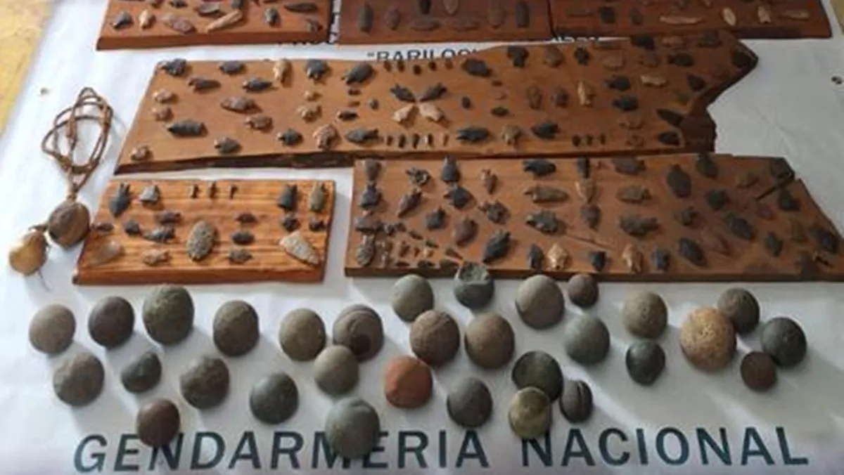 Elementos arqueológicos secuestrados