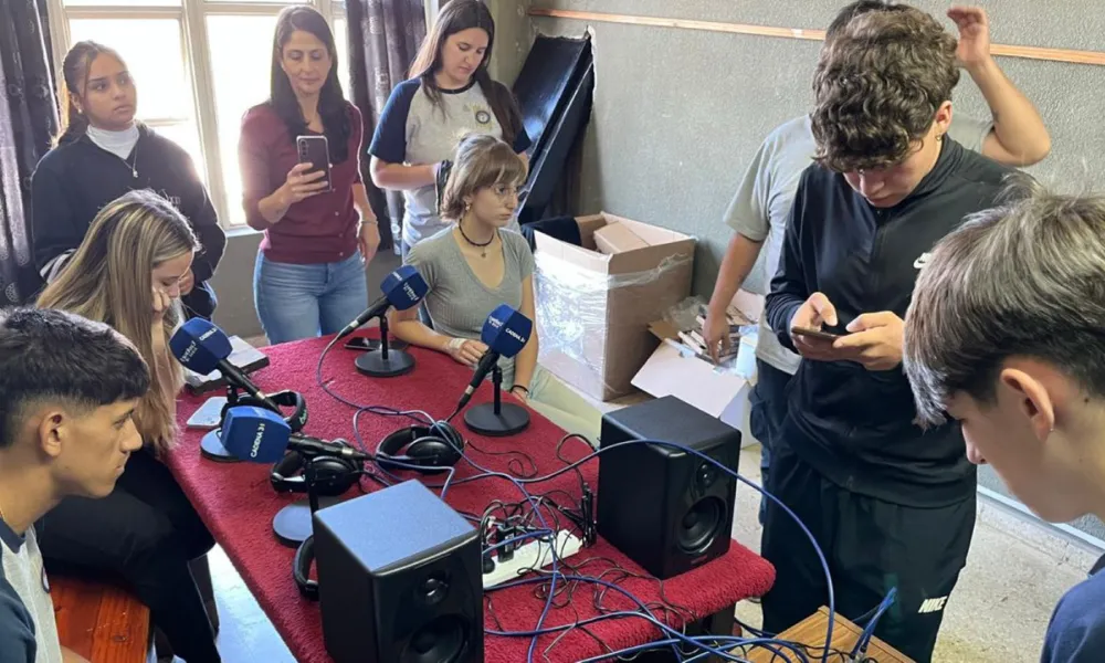 Alumnos de la Escuela 421 de Santa Fe