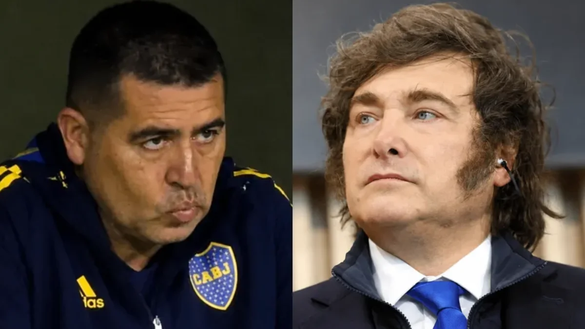 Milei cruzó a Riquelme tras la eliminación de Boca