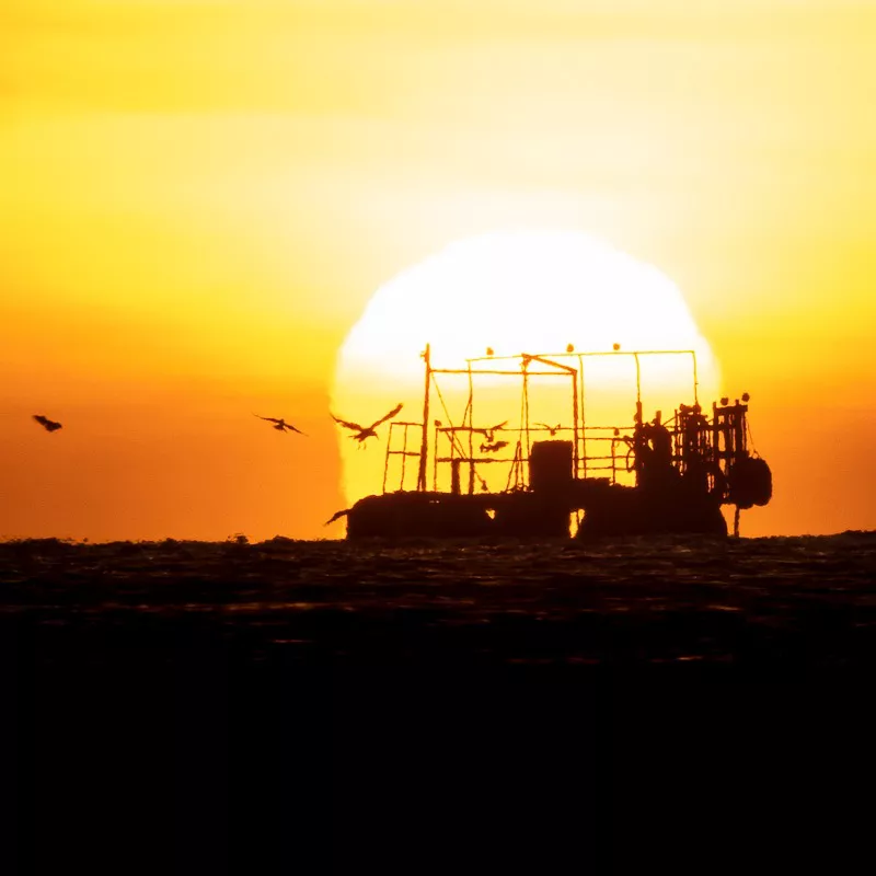 Amanece en Madryn Dario Sander en Facebook