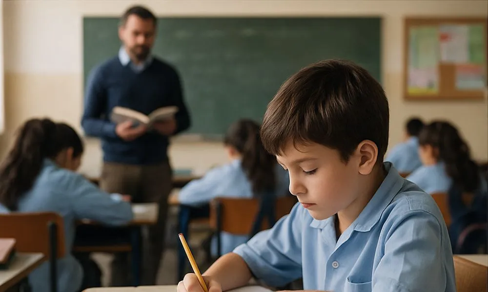 Estudiante imagen generada por AI