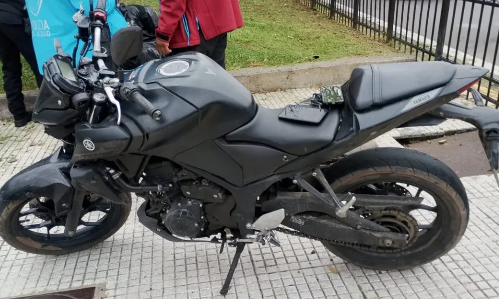 Moto secuestrada