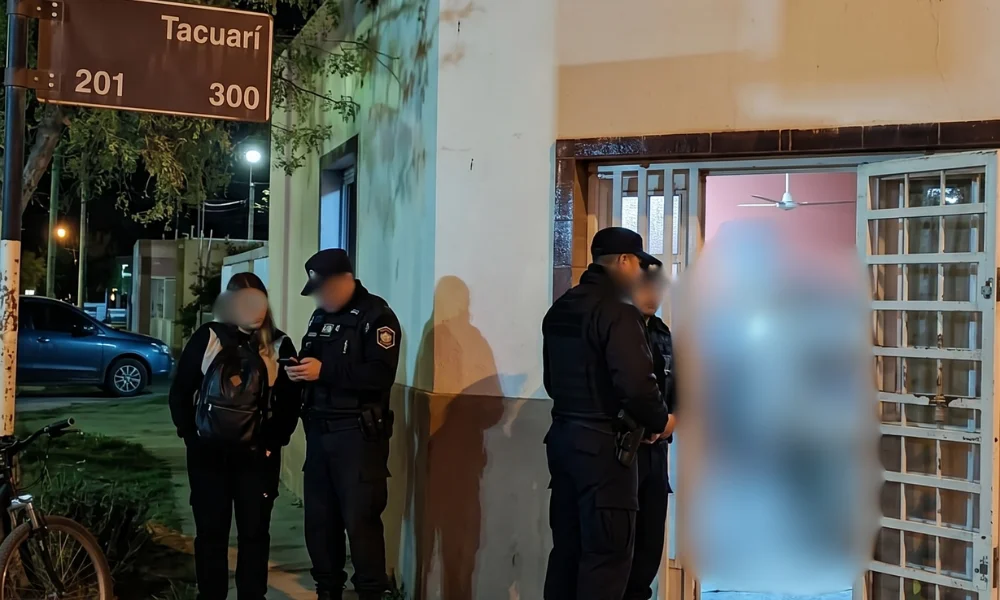 Baleado en un Bar de Trelew imagen reeditada digitalmente