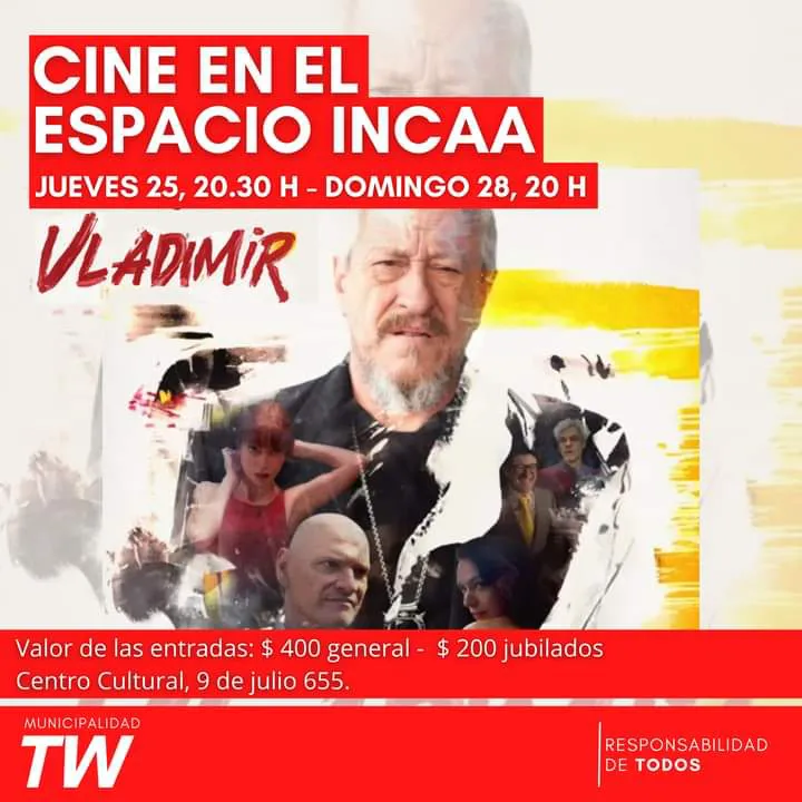 Vladimir en el espacio INCAA