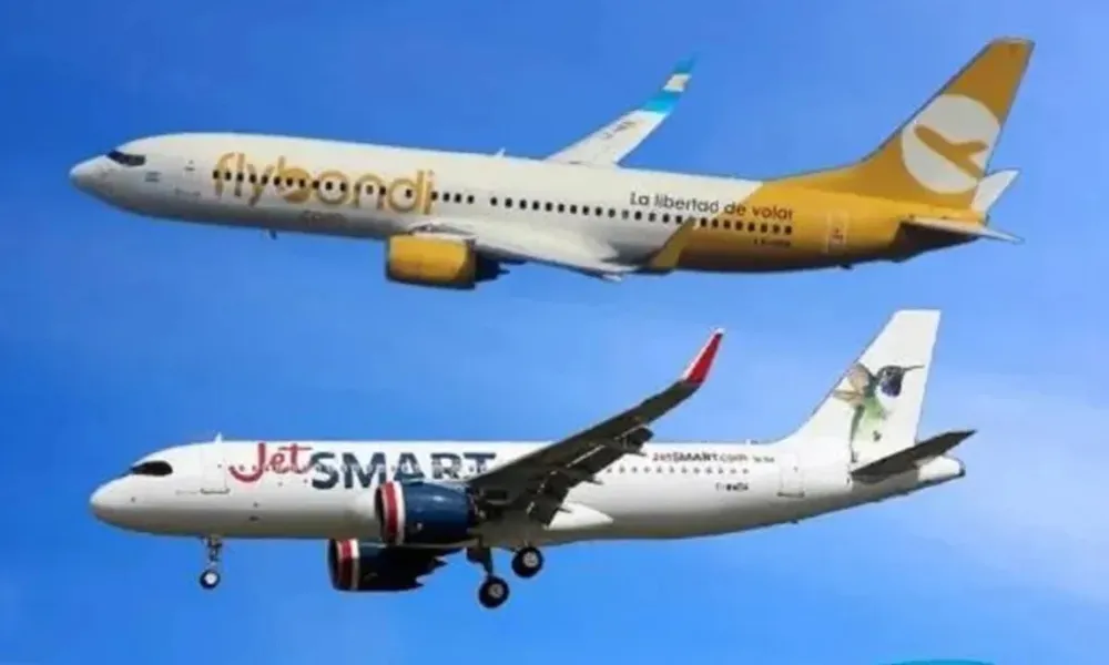 Flybondi y JetSmart