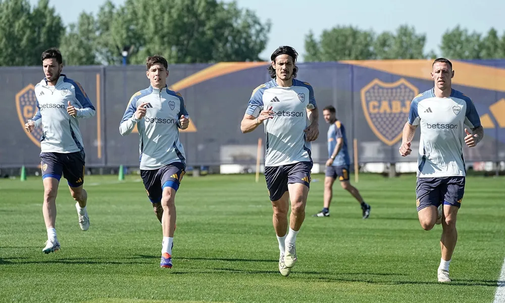Boca volvió a entrenar 