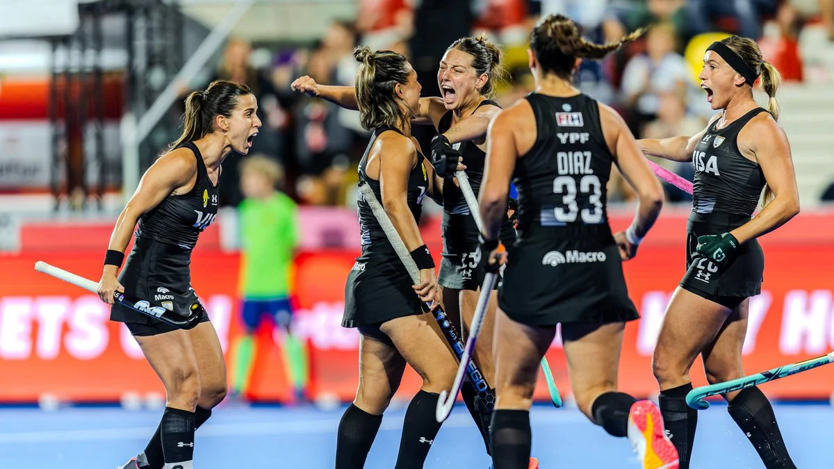 Las Leonas. Foto X @FIH_hockey / @ArgFieldHockey