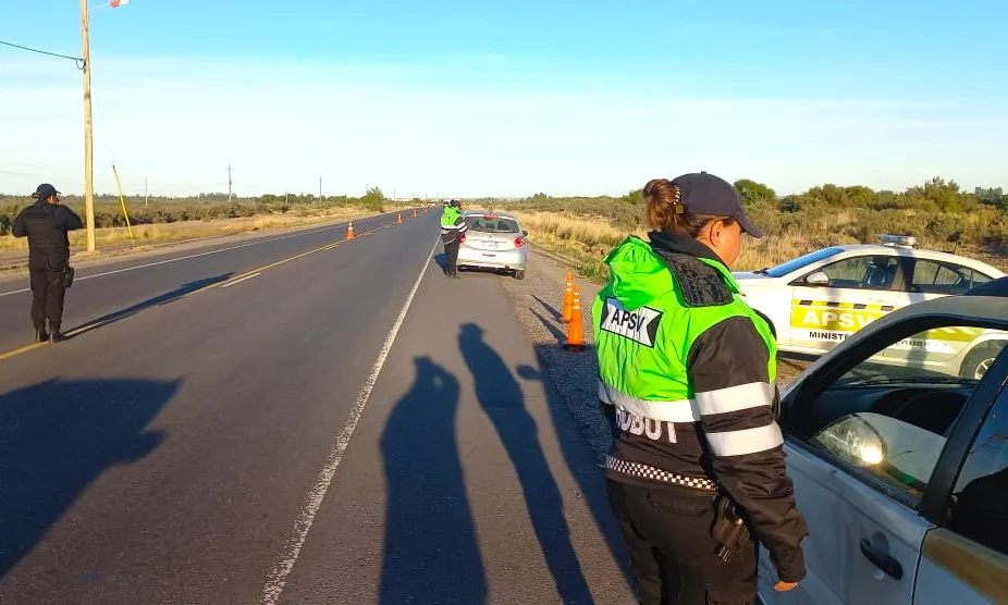 Controles vehiculares en fin de semana largo