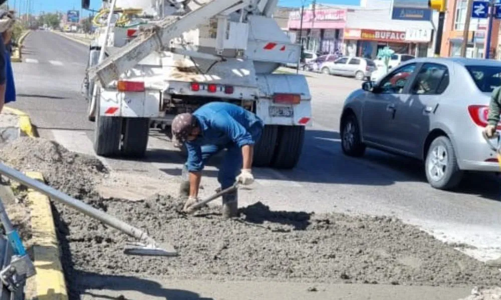 Ponen a prueba la hormigonera de Rawson