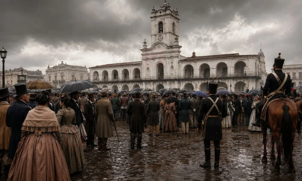 Semana de Mayo. Imagen creada con IA generativa por #LA17