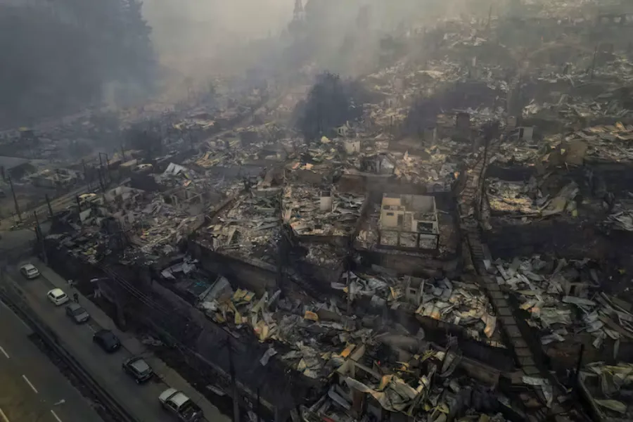 Incendios Chile