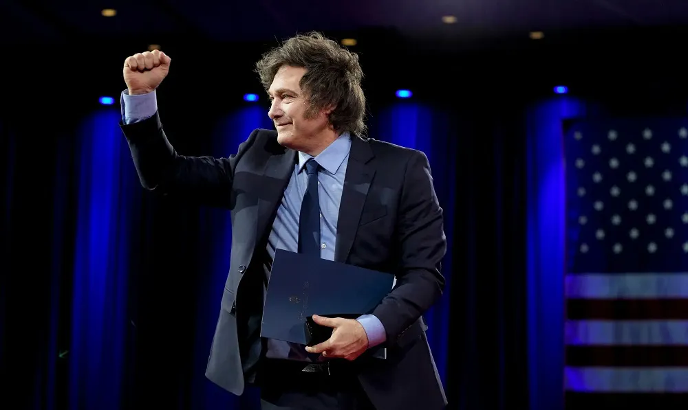 Javier Milei (Foto: Kent Nishimura/Bloomberg)