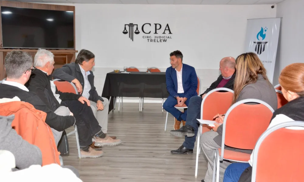 Reunión del Colegio de Abogados de Trelew