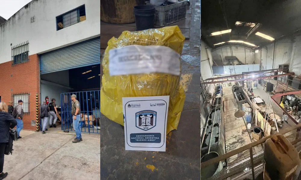 Allanaron un depósito en Buenos Aires y hallaron 25 kilos de carbonato de sodio