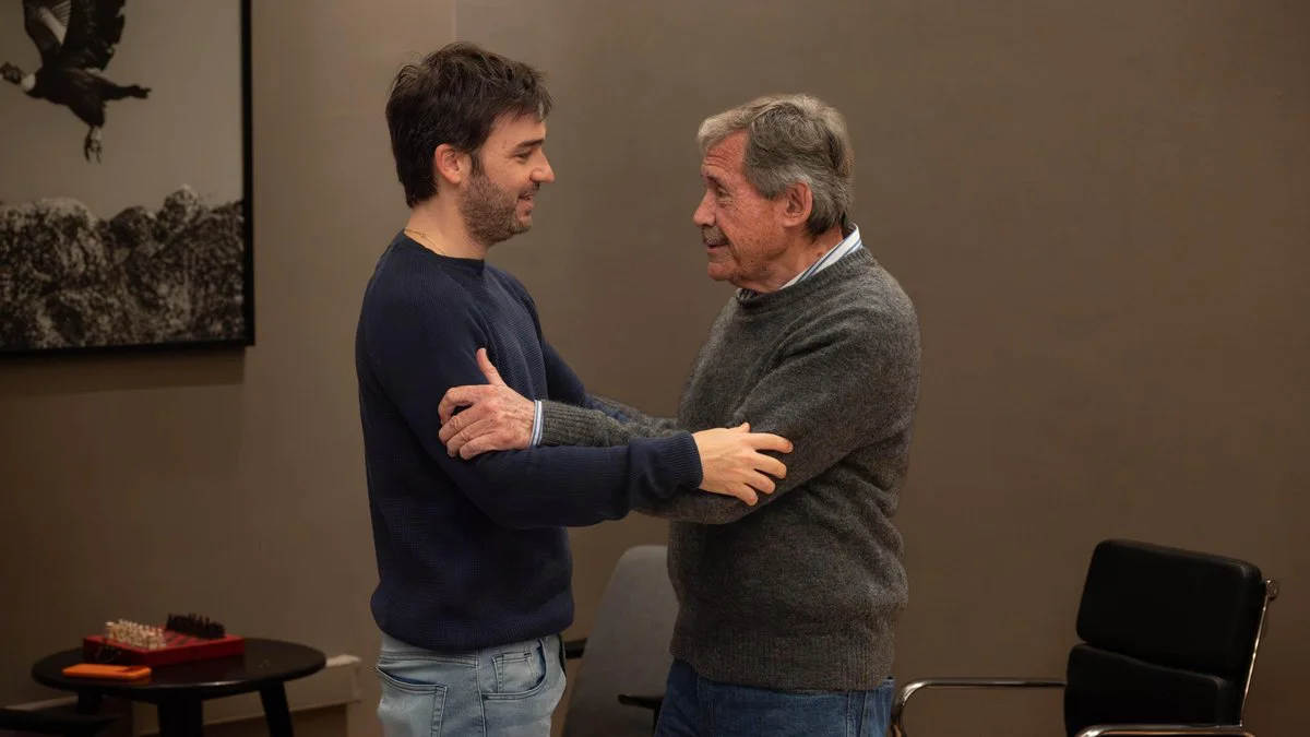 Carlos Maestro junto con Ignacio Torres
