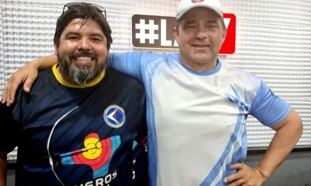 Arqueros del Golfo en los estudios de LA17