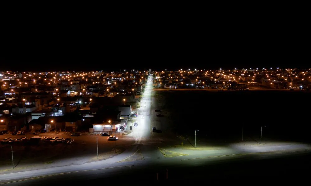 Renovaron la iluminación de los accesos a Playa Unión