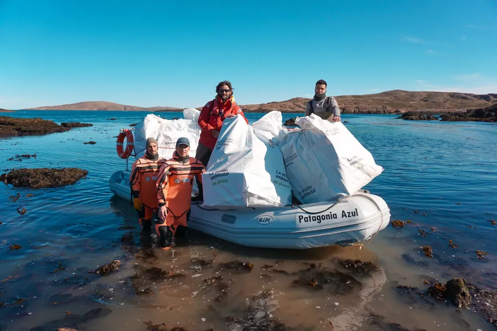 Residuos pesqueros en las costas chubutenses