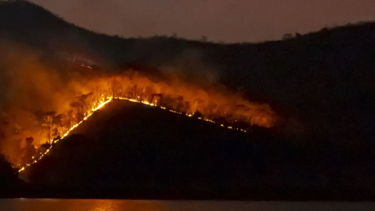 Incendio en el Líbano