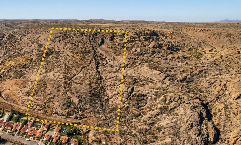 Comodoro Peligro de derrumbe foto reeditada por LA17 fuente DelMar