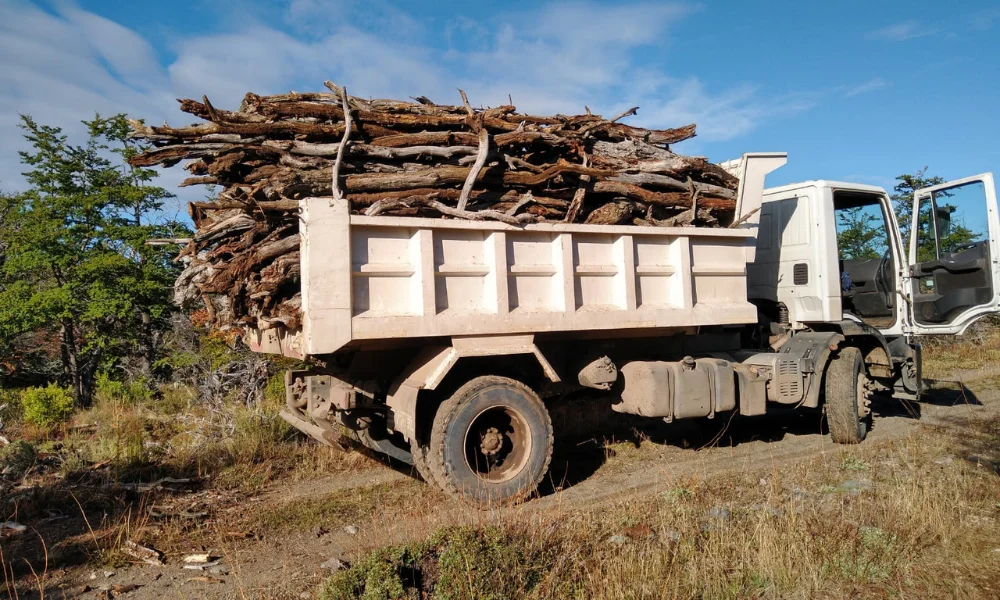 Trevelin sigue con la entrega de leña en Lago Rosario y Sierra Colorada antes del frío