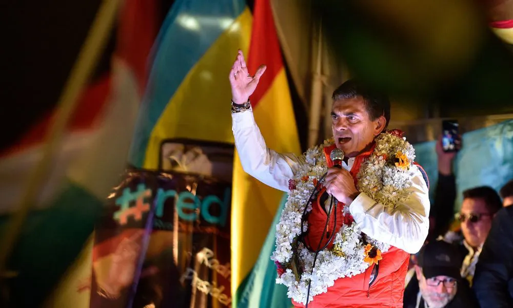 Rodrigo Paz. Foto: JORGE BERNAL/AFP/EL MUNDO