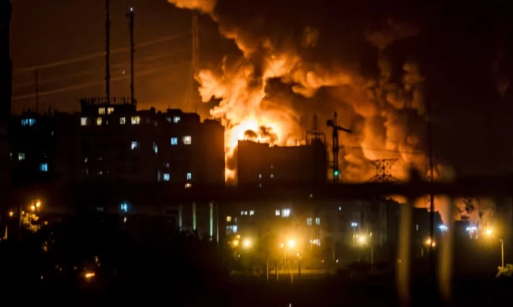 Bombardeos. Foto Khoshiran/Middle East Images/AFP/Getty Images/CNN