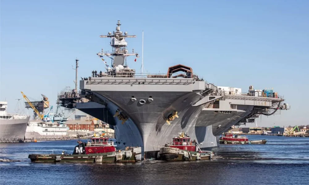 La salida de un nuevo portaaviones marca un punto de atención en un contexto ya cargado de tensión.