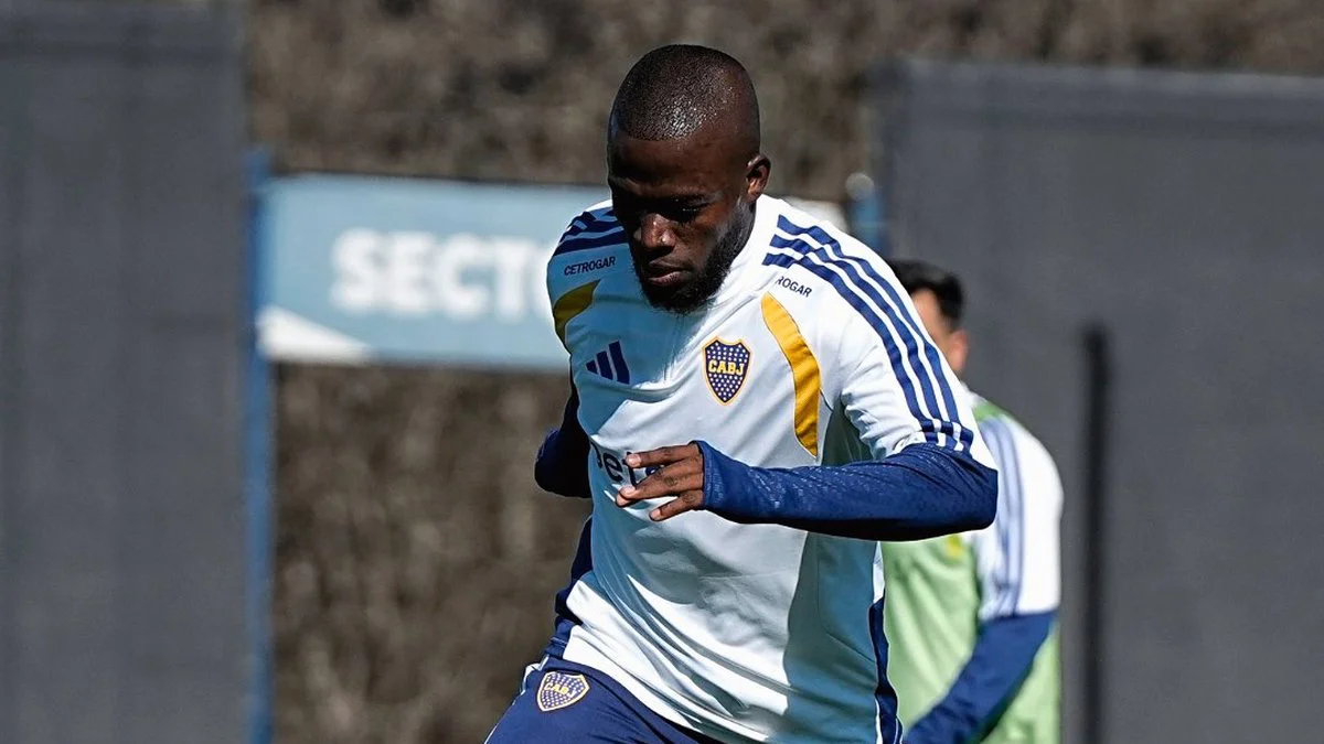 Enner Valencia. Foto X @BocaJrsOficial