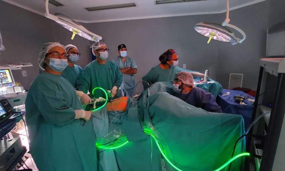 Cirugía utilizando verde de indocianina en el Hospital de Alta Complejidad