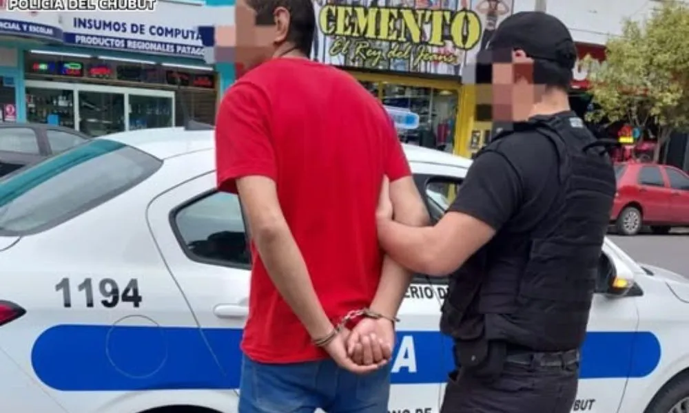 Detenido en el centro de Trelew