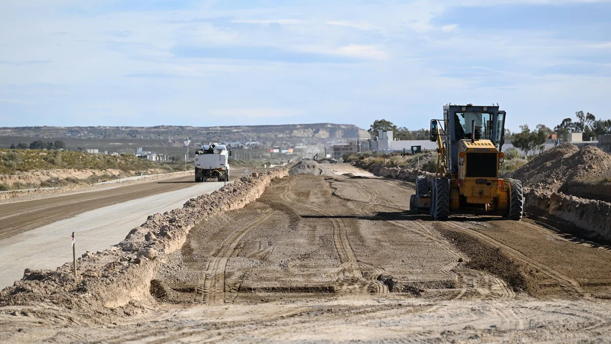 Las obras de la Circunvalación de Puerto Madryn